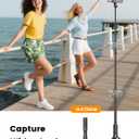 ANXRE 67.7" Selfie Stick Tripod with Light, NT99 Extendable Tripod Stand with Remote for Camera Phone Filming Vlogging, Travel Phone Tripod Compatible with Phone Camera Gopro