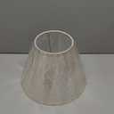 Aspen Creative 32197A Transitional Empire Shape Spider Construction Lamp Shade, Frost, 6" Top x 12" Bottom x 9" Slant Height