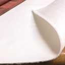 Yourtablecloth Deluxe Cushioned Heavy Duty Table Pad with Flannel Backing 52-inch Round White