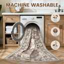 9x12 Area Rug for Living Room, Washable Non-Slip Soft Indoor Carpet