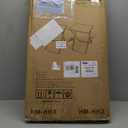 TV Trays Table Set of 2 Portable Folding TV Tray Table TV Dinner Tray with Sturdy MDF, Small Folding Tables with Phone & Tablet Slot, No Assembly Required, 15 x 18.9 x 25.6 in (Sea Blue Marble, 2Pcs)