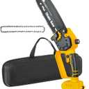 IRONFIST Cordless Chainsaw for DEWALT BATTERY, Brushless Motor 8 Inch With Oiler, Electric Chainsaw Handheld Chain saw for Trees Branches Trimming Wood Cutting (No Battery)