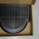 Larger Black Drip Tray Compatible with Ninja Slushi | Custom Overflow Catch Tray with Grate Top, Decorative & Functional Upgrade for Slushie Machine