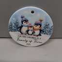 Family Christmas Ornament 2025, Family of Three First Christmas Ornament, New Parents Gifts for Couples, New Baby Gift for Mom Dad, Gift for Husband, Wife