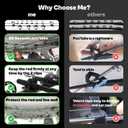 2 x OJYDOIIIY Fishing Rod Holder for Car, Fishing Pole Storage Inside Carrier Racks for Vehicles like SUV,Truck,Van