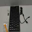 HITIME x XVX M67 60% Keyboard USB Wired Gaming Keyboard with Phantom Keycaps, QMK/VIA Support, Hot-Swappable, RGB Backlit, Gasket Structure, Creamy Pre-lubed ICE Switches, Black