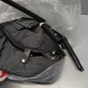 Lazy Chair with Ottoman, Comfy Accent Lounge Chair with Side Pocket, Modern Reading Armchair with Footrest, Upholstered Sofa Chair for Small Spaces, Bedroom, Living Room, Dorm, Dark grey