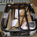 MaxxHaul 70107 53" x 19-1/2" Hitch Cargo Carrier - Trailer Mount Steel With High Side Rails For RV's, Trucks, SUV's, Vans, Cars 2" Receiver 500-lb Load Capacity , Black