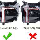 Right Passenger Side LED Headlight Compatible for 2022 2023 Chevy Traverse Chevrolet Head lamp without LED DRL 85596374 GM2503525
