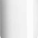 White utensil holder for Countertop, Glossy White Ceramic Utensil Holder for Kitchen Counter Easy to Clean, Modern Small Cooking Utensil Holder Spatula Crock for Dcor, 4.56.4 IN