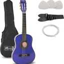 Music Alley MA-52 30" Half Size Junior Guitar For Young Kids (Blue)