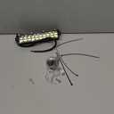 AUTOVIC Light Bar Kit, Motorcycle Front Light Bar with USB Socket Charger Switch Bright for Honda CRF110 KLX110 TTR110 YZ250F Dirt Bike Plug And Play