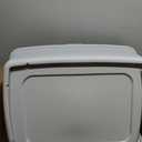 IRIS USA Cat Litter Box Large Open Top with High Sided Walls Tall Scatter Shield Scoop Included Easy Clean Plastic Pan Stain Resistant for Big Cats Kittens Indoor Multi-Cat Households