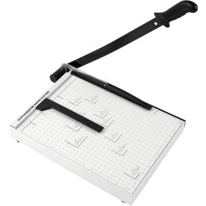 Paper Cutter,15" Guillotine Paper Trimmer Cutting Length Heavy Duty B4 Paper Slicer with Safety Guard & Magnetic Guide Rail,15pcs Capacity,Ideal for Offices,Homes,Printing Shops,Photo Studios (15IN)
