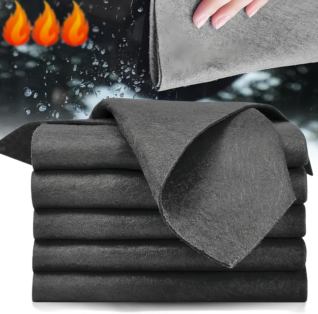 Thickened Magic Cleaning Cloth 2025, Magic Cleaning Cloth Reusable, Socalledit Magic Cleaning Cloths, Streak Free Reusable Microfiber Rag, Super Absorbent, For Kitchen, Bathroom, Windows, Cars (5pcs)
