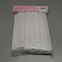 100PCS 9.5 Inch White Plastic Cake Dowel Rods for Tiered Cake Construction and Stacking Supporting Round Dowels Straws with 0.4 Inch Diameter