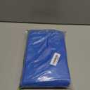 Pureegg Plastic Table Cloth Disposable 10 Pack, 84'' Round Table Cloths, Graduation, Patriotic Decorations, Thanksgiving, Veterans Day Tablecloths, Round, Plastic Cover, Leakproof & Sturdy, Blue