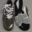 New Balance Unisex Made in USA 990 V6 Sneaker,Olive/Grey, Men 8 / Women 9.5 X-Wide