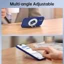SYNCWIRE Magnetic Phone Ring Holder for MagSafe, 360 Rotation Cell Phone Grip Stand Finger Ring Kickstand Two-Sided Magnet Compatible with iPhone 17 Pro Max 16 15 14 13 12 MagSafe Accessories
