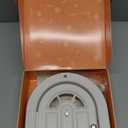 Purrfect Portal Meow Manor Cat Door Interior Door - No-Flap, Fits Cats Up to 20 lbs, Easy DIY Setup, No Training Needed (White With Silver Accents)