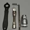 Pawfly Upgraded Bicycle Crank Puller Set, Bike Repair Kit for Square Taper Shimano & ISIS Splined Crank Arm