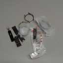 SUPOIX Band with Case ONLY Compatible for Samsung Galaxy Watch 7 44mm, 20mm Women Bling Replacement Strap & PC Protective Bumper Face Cover for Galaxy Watch 7 44mm (Silver/ 44mm)