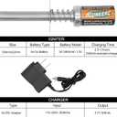 OGRC Nitro Glow Plug Igniter Starter Tools with Battery Charger for HSP Redcat and 1/8 1/10 Nitro Engine RC Car Buggy Truck Model