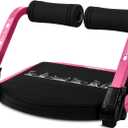 Squatz Ab Machine for Stomach Workout – Core & Sit-Up Exercise Equipment with 3 Resistance Levels for Home Gym, Adjustable Ab Trainer for Full-Body Workout with Automatic Rebound, 350 lbs Capacity