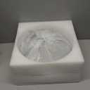 Bowl Glass Lamp Shade Replacement, 1-5/8 inch Fitter, 11.8" Diameter, 6.1" Height, Clear Seeded Bubble Effect Globe Cover