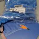 U&C Planet Beach Paddle Ball Set, Badminton Rackets, Family Game for Kids and Adults, Indoor Outdoor Game Backyard Park Camping Yard for Boys, Girls All Ages (Orange (Age:7+))