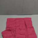 Kevin Textile Pack of 2 Waterproof Pillow Covers - Valentines Day Decorative Throw Covers for Patio Tent Bed Sofa Living Room - 16x16 Inch Hot Pink Checkered