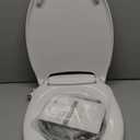 Brondell Swash Bidet Toilet Seat, Non-Electric, Dual Temperature, Fits Round Toilets, White  Dual Nozzle System  with Easy Installation