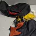 Kids Cosplay Sword Cape Costume Cat Hat in Boots Outfit Leather Belt Full Set Accessories, Size 100