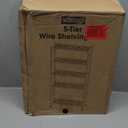 Storage Shelves - 5 Tier Shelf Organizer, Heavy Duty Garage Shelving Unit with Leveling Feet, Stable Metal Shelves Organizer for Pantry, Kitchen and Closet, 33.0" W x 12.6" D x 72.0" H, Black