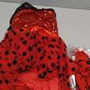 G.C 11pcs Girls Lady Bug Dress Costume Kids Toddler Princess Dress Up Clothes with Polka Dots Halloween Gifts (100(3Y))