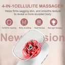 CXGRISE Body Sculpting Machine, 4 in 1 Cellulite Remover for Legs, Adjustable Cellulite Massage Tool, Home Use Cupping Therapy Tool for Belly, Waist, Arms, Legs and Face (Beige)