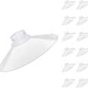 LuluEasy 12 Pieces 2.2 inch Large Clear Suction Cups for Glass, Thick Without Hooks Without Holes, Professional Heavy Duty Sucker for Home Organization Window Decoration Bathroom Kitchen Bird Feeder