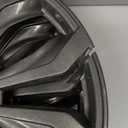 LYDS Spyder GM Gunmetal Gray Universal 16 inch Premium ABS Hubcap Wheel Cover Replacement Set of 4 - GWC-16GM-B