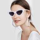 Bride Sunglasses Just married ' Glasses for Wedding Party Decoration, Cat Eye Glasses for Bride to Be Gift Accessories