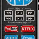 2 x Universal Remote for Replacement Roku TV Remote, Not Compatible with Roku-Stick, Roku Streaming Stick, No Voice