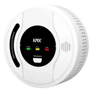 Smoke and Carbon Monoxide Detector with Digital Display and Temperature Sensor Combo for Home Kitchen 1 Pack