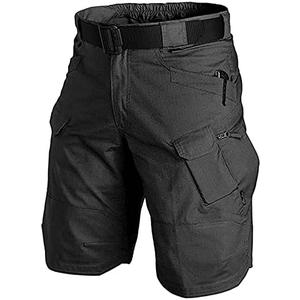 YAXHWIV Mens Tactical Shorts 11" Waterproof Hiking Fishing Breathable Quick Dry Cargo Short Shorts Regular(NO Belt), XL