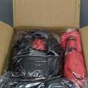 14 Pcs Boxing Set Boxing Equipment Set for Beginners Including 2 Pair of 6 oz Boxing Gloves Headgear Helmet Hand Wraps Mouth Guards Gifts for Kids Beginners Training Equipment (Black & Red)