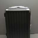 LUGGEX Carry On Luggage with Spinner Wheels, 20 Inch Aluminum Frame Zipperless Polycarbonate Hard Shell Suitcase, Charcoal Metallic