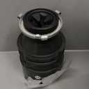 InSinkErator Garbage Disposal, Badger 1, Standard Series, 1/3 HP Continuous Feed, Black, Waterborne Grey Enamel