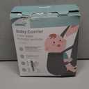 GROWNSY Baby Carrier Newborn to Toddler (7-44lbs), Ergonomic & Cozy Wraps Carrier with One-Click Buckle, Head Support for Hands-Free Comfort, Design for Infant to Toddler, Almond Beige