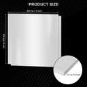 8 x 8 x 1/8 Inch 304 Stainless Steel Sheets, 1/8 Inch(10 Gauge) Thickness Stainless Steel Plates Stainless Steel Shim Plates Metal Sheets for Kitchen DIY Craft Making