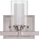 Craftmade 16720BNK3 Celeste Vanity Wall Lighting, 3-Light, 180 Watts, Brushed Polished Nickel (20"W x 7"H)