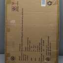 Amazon Basics Magnetic Dry Erase Whiteboard, 35"W x 23"H, Black Wooden Frame