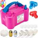 Balloon Pump, Portable Dual Nozzle Ballon Inflator Pump for Balloons 110V 600W Electric Air Pump Blower, Balloon Arch kit &Balloon Garland kit, Balloons for Parties/Birthday Balloons Set